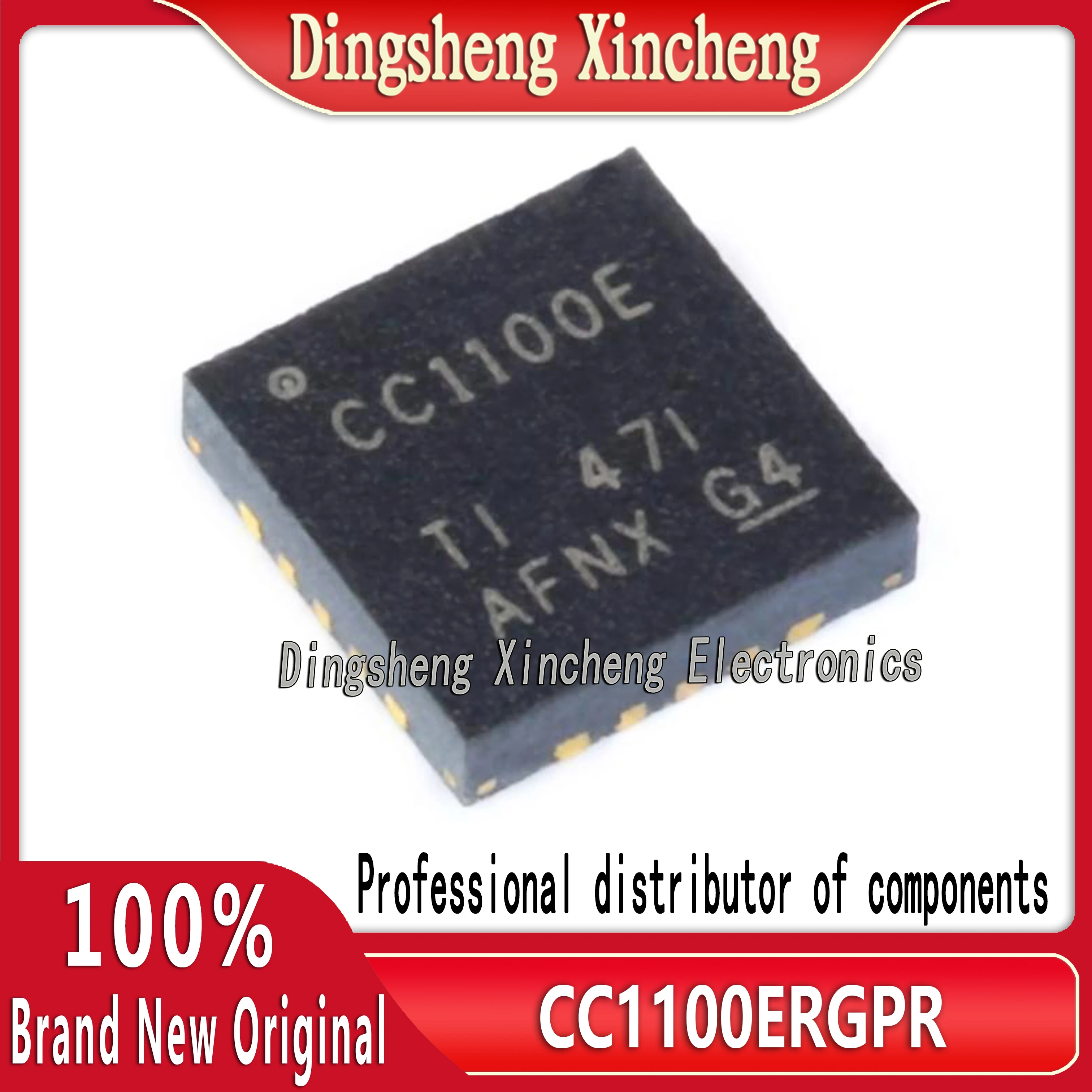 Original genuine SMT CC1100ERGPR QFN-20 low-power Sub-GHz RF transceiver chip