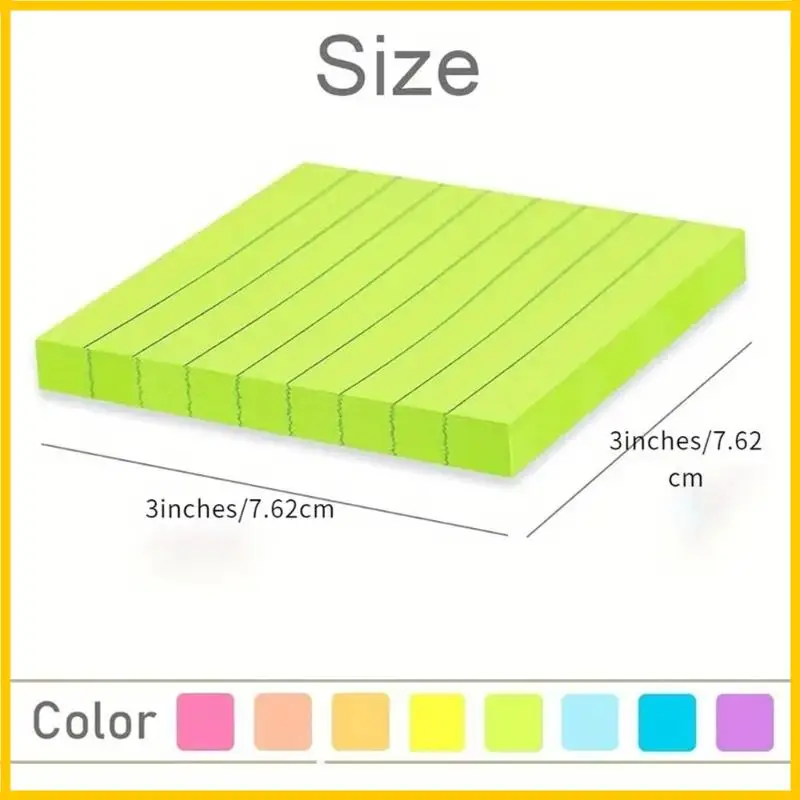 360 tờ giấy ghi chú đầy màu sắc 75x75mm Ghi chú đầy màu sắc ghi chú dán giấy