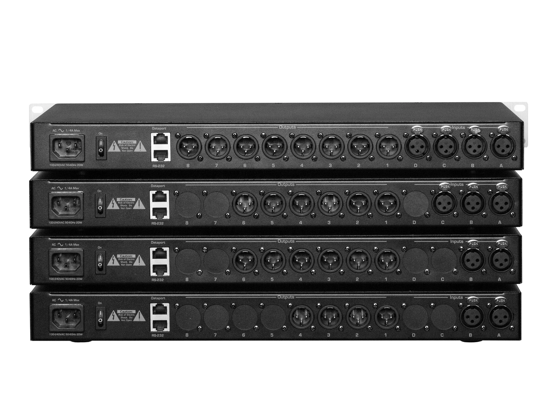 Professional 3 By 6 Digital Audio Processor 4 In 8 Out Sound Crossover/system Processor Linkwitz-riley Bessel Butterworth Filter