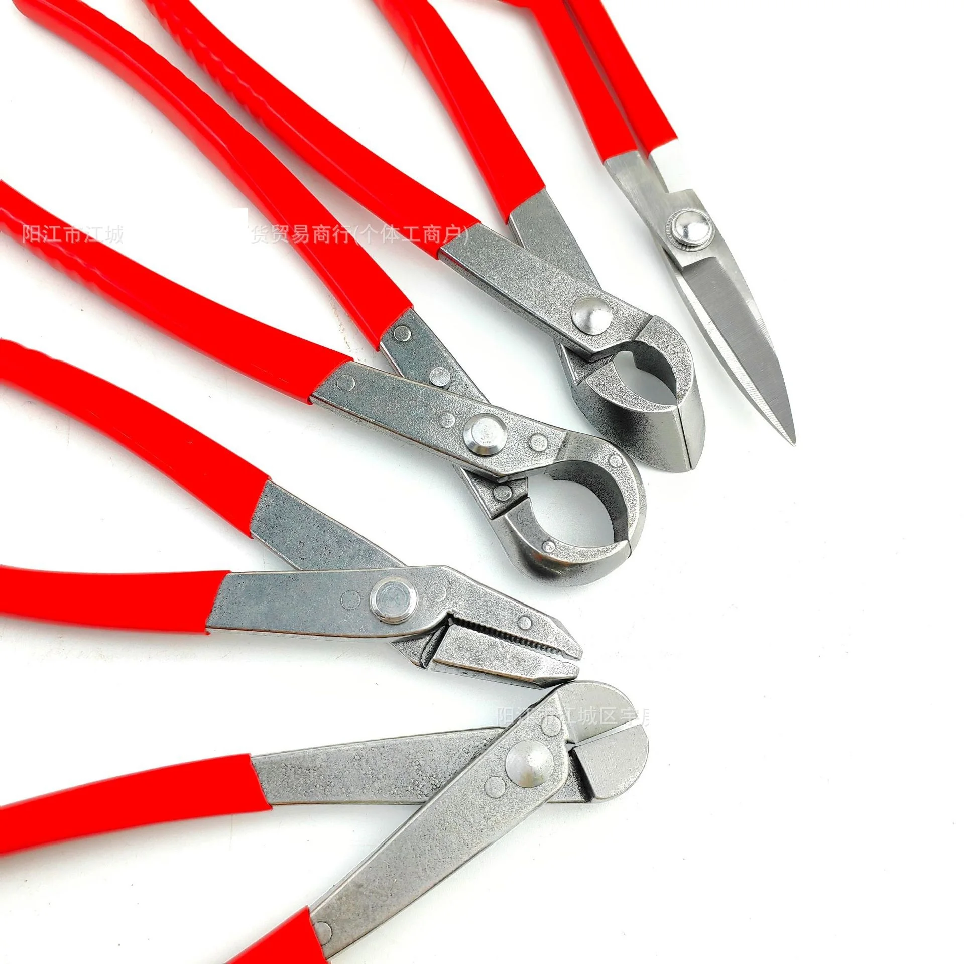 الأحمر البلاستيك الكربون الصلب حديقة بونساي أدوات شجرة فرع المقلم سلك القاطع 21 سنتيمتر شجرة أنبوب عقدة التشذيب ذو طيات