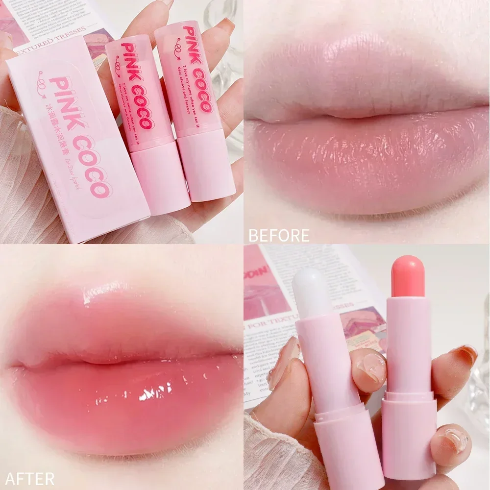 Color Changing Lip Blam Waterproof Long Lasting Moisturizing Warm Temperature Change Jelly Lipstick Korean Women Lip Care Makeup