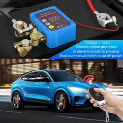 12V 240A Car Battery Disconnect Switch Quick Cut-off Remote Control Power Cut Off Kill Switches Protective Battery