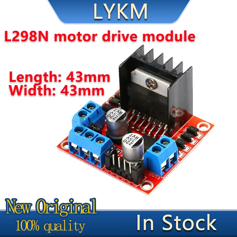 1/PCS New Original L298N Motor drive board module L298N stepper motor intelligent car robot In Stock