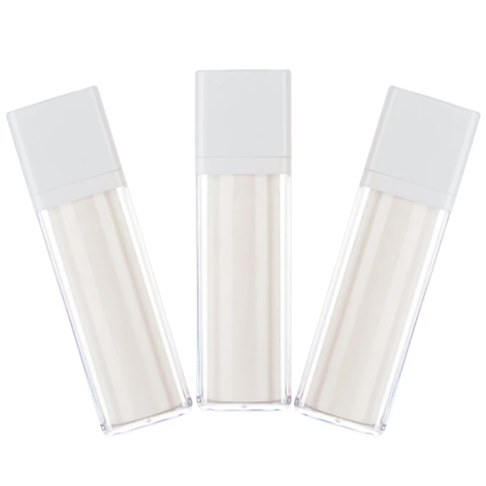 3 Pcs Portable Lotion Bottle Vacuum Pump Bigger Glass Travel Toiletries Creami Containers Dispenser Soap Air Airless