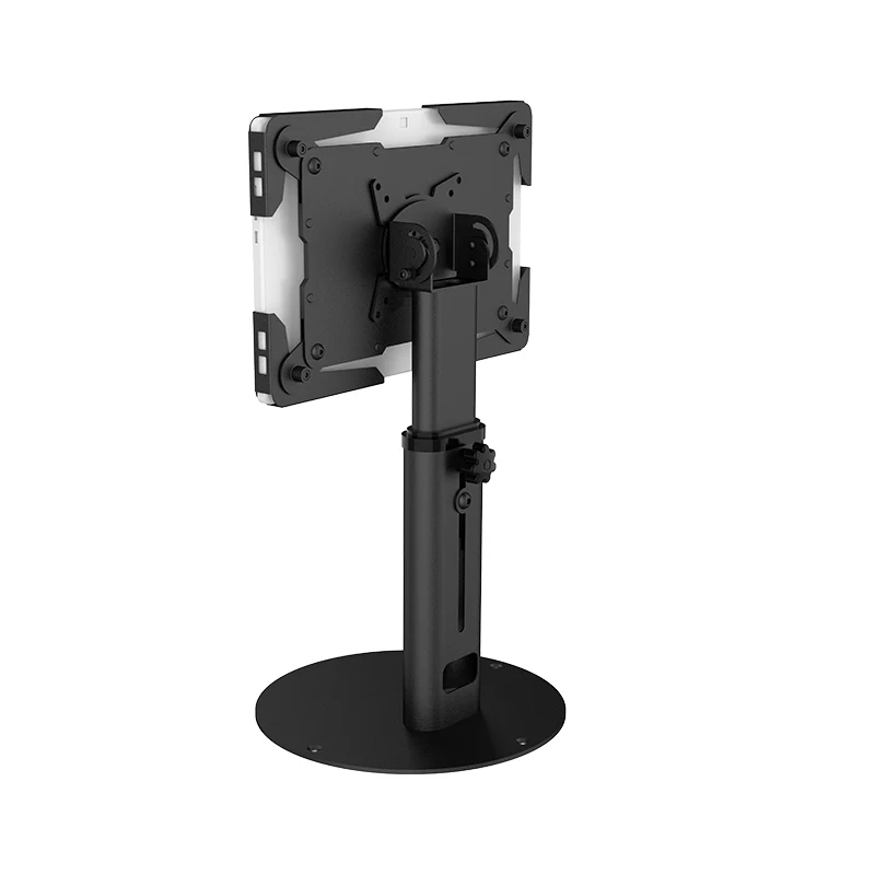 Adjustable Height & Tilt Universal Metal Desktop Tablet Stand 360 Rotation Tablet Enclosure Mount