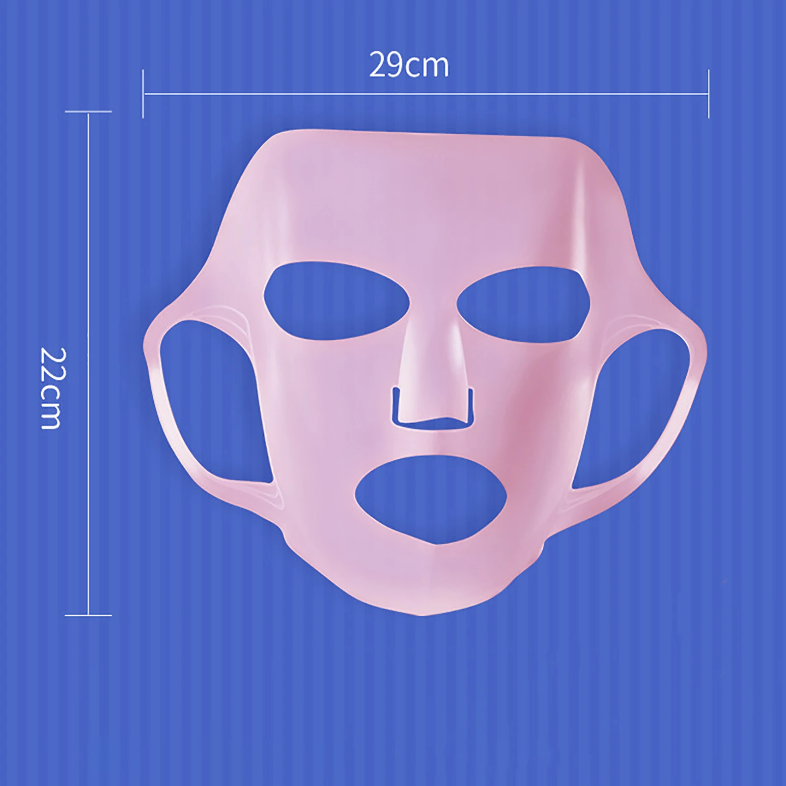 Reusable Silicone Facial Mask Cover Anti Evaporation Face Sheet Protector Moisturizing Beauty Tool Ear Hook  3d Design