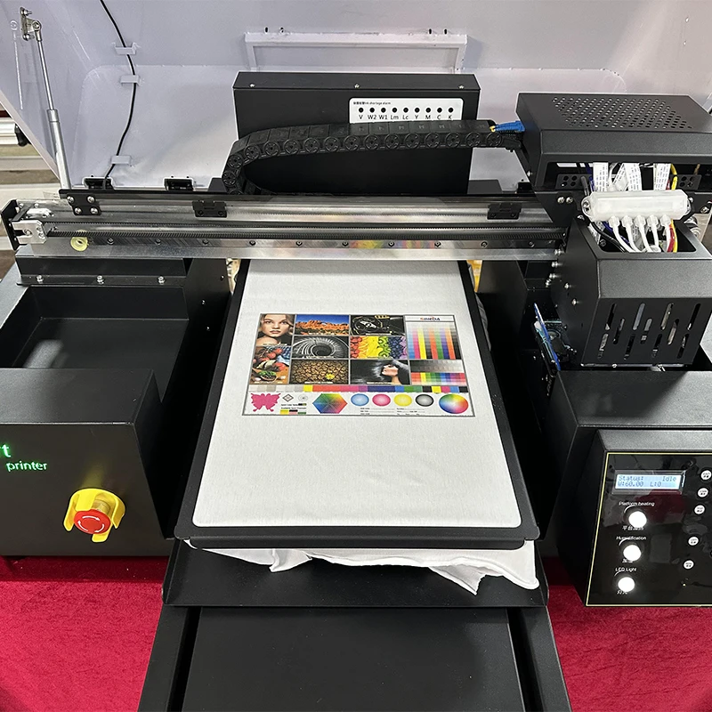 DTG printer double XP600 i1600A1 Printhead digital textile printer t-shirt printing machine UV textile ink A2 DTG printer