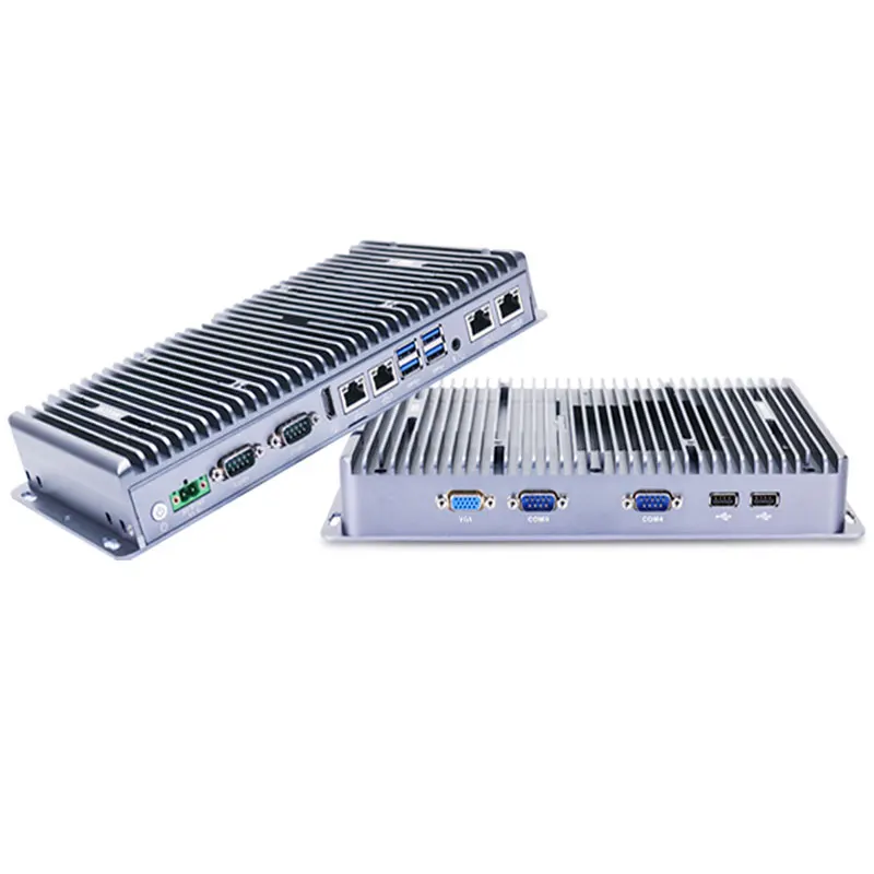 Partaker Fanless Mini PC Compter Industrial IPC Intel Core I3 10110U I5 8260U I7 10810U com 4 LAN TPM2.0 VGA HD 9-36V COM