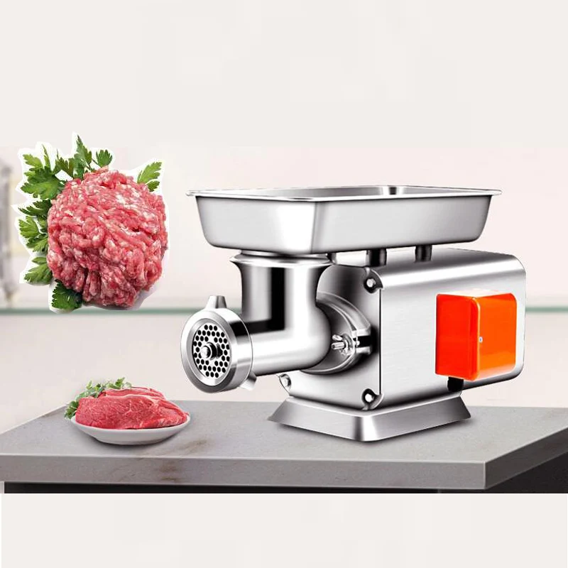 Desktop Electric Meat Grinder Commercial High-power 1100W Meat-stirring Dumpling Stuffing Machine Make Meat Enema