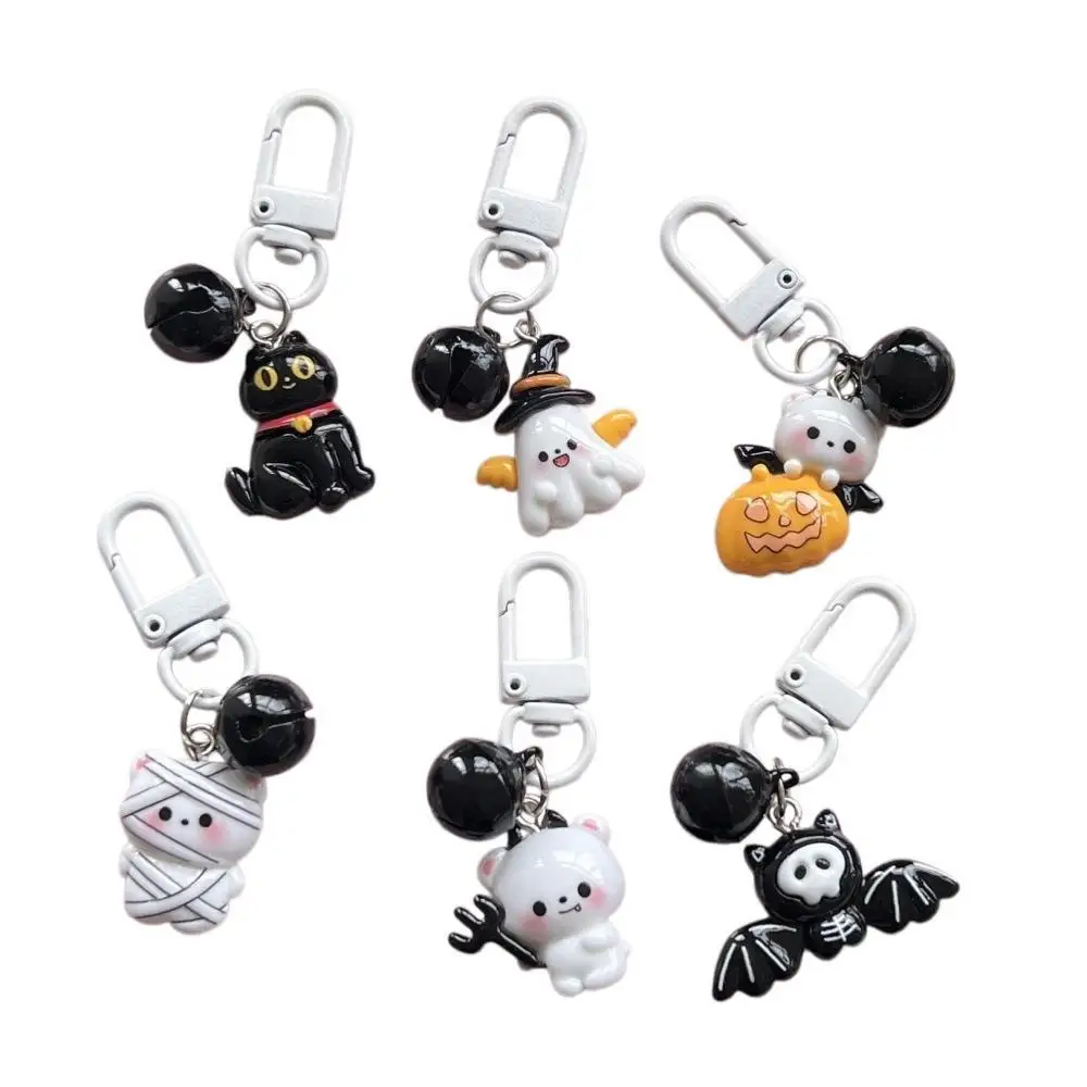 10-100pcs Halloween Theme Keychain Pendant Halloween Trickster Ghost Festival Carnival Birthday Party Gift Gift Bag Filler Gift