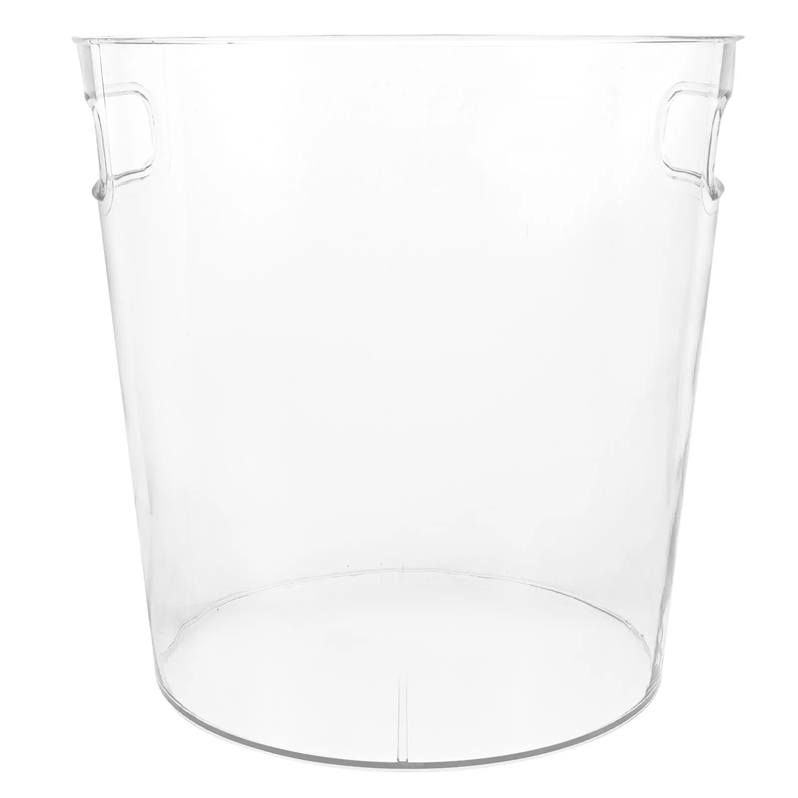 Premium Acrylic Clear Flower Bucket Multipurpose Decorative Flower Vase for Indoor Outdoor Garden Office Centerpiece Vase