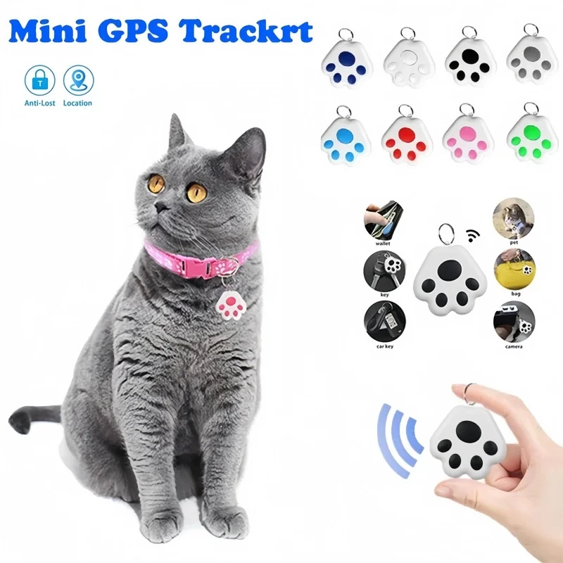 Mini GPS Tracker Blue-tooth 5.0 Anti-Lost Device Pet Kids Bag Wallet Tracking for IOS/ Android Smart Finder Locator Accessories