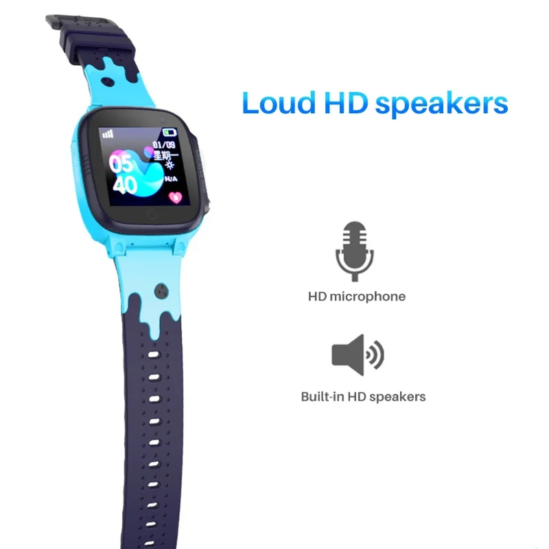 Детские умные часы LBS, умные часы с фонариками, анти-потерянный голосовой чат для мальчиков и девочек, подарки на день рождения