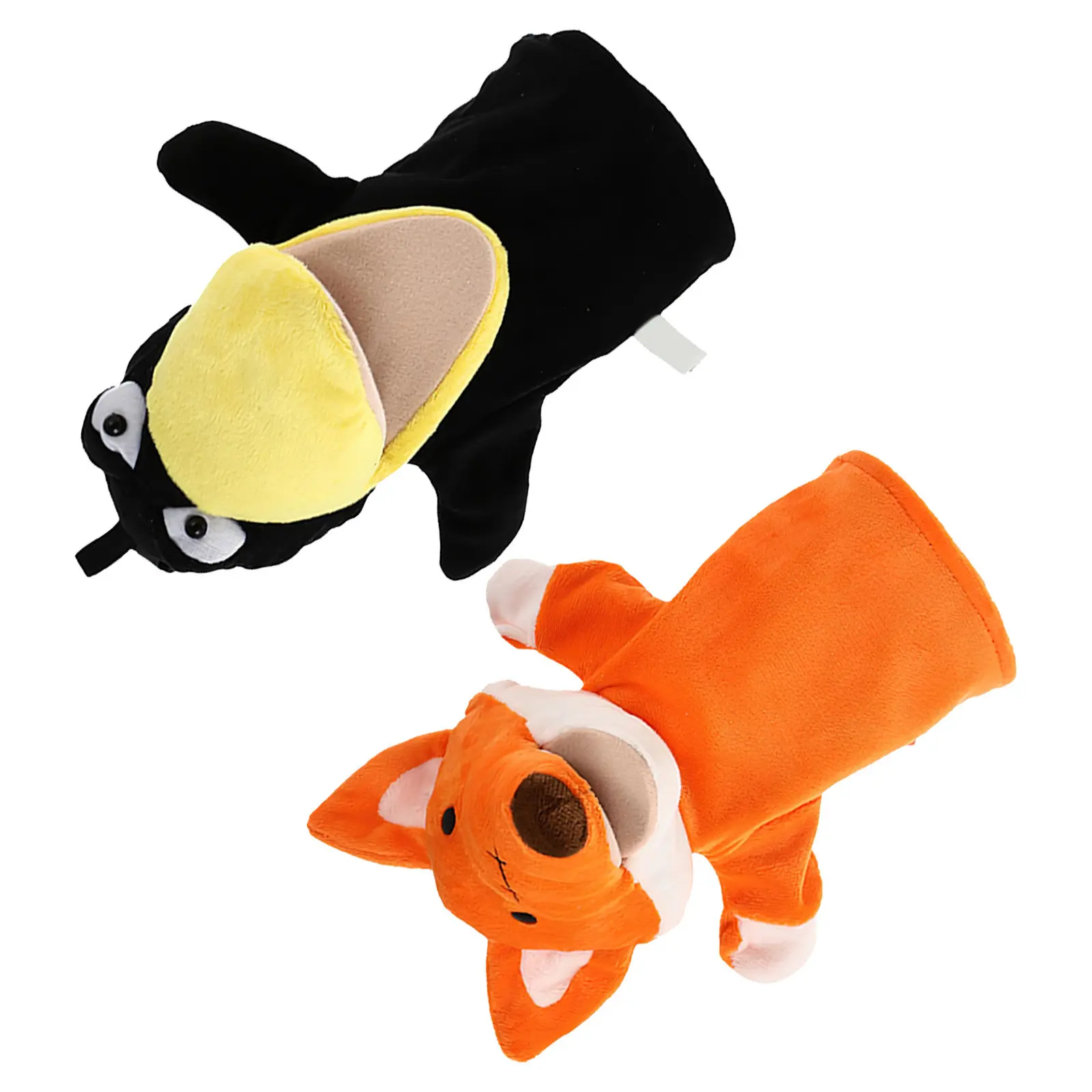 

2 шт. очаровательных кукол-животных на руку, высококачественные, удобные в использовании, портативные, для рассказывания историй, для малышей, детей и взрослых