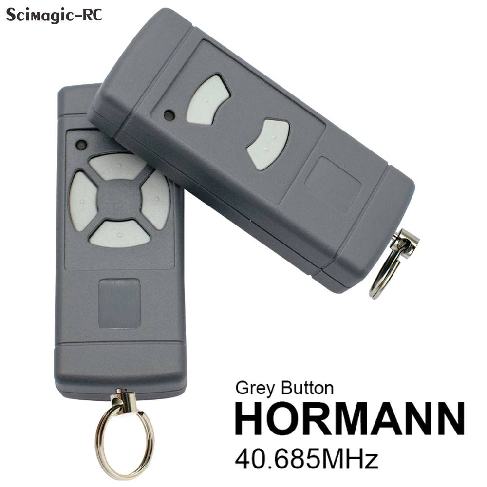 

HORMANN HS4 HSM4 HSE2 HSE4 40mhz Low Frequency Garage Door Remote Control Duplicator HORMANN 40.685MHz Grey Button Door Opener