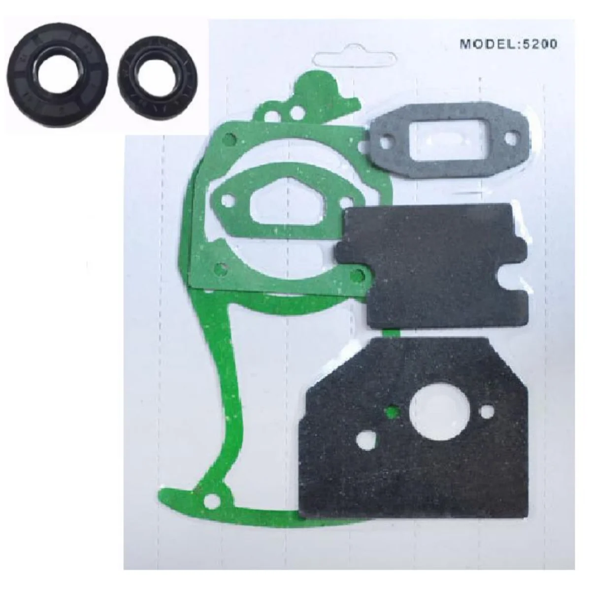 Full Set of Cylinder Muffler Crankcase Gasket Kit Fit Zenoah G4500 G5200 G5800 & Chinese 45cc 52cc 58cc 4500 5200 5800 Chainsaw