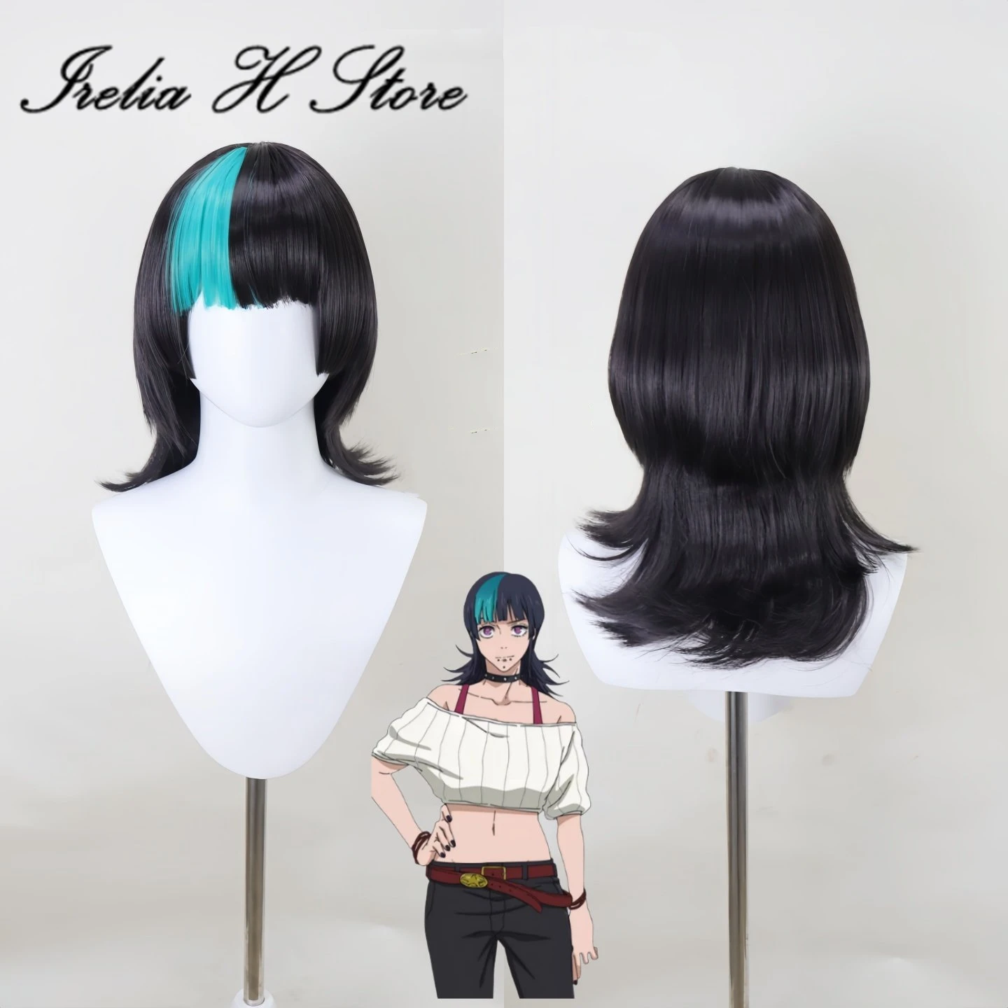 

Парик для косплея Ирелии Х из аниме «Джудзюцу Кайсен» (Хоши Кирара)