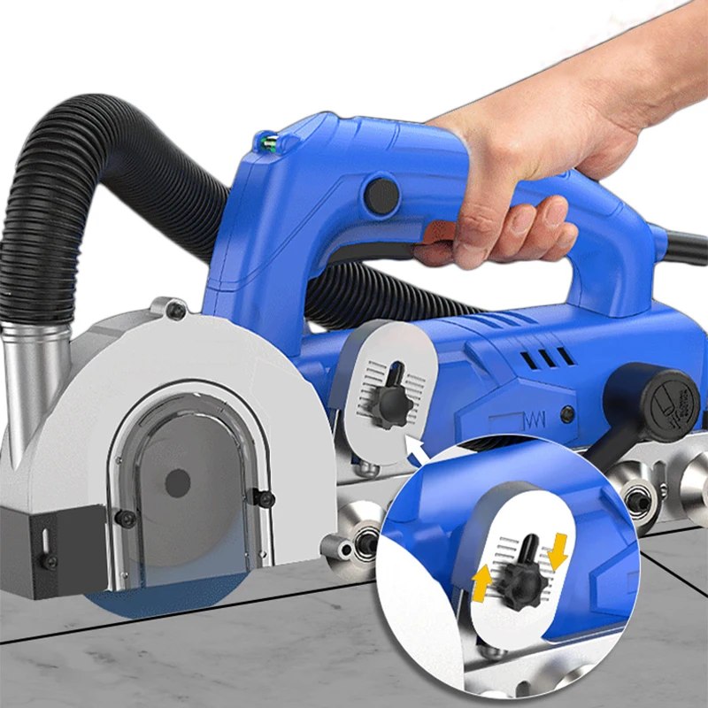 Máquina de Limpeza de Costura Elétrica Beauty Seam Construction Tool Dust- Ceramic Floor Tile Gap Cleaning Slot Artefato 9000r Min