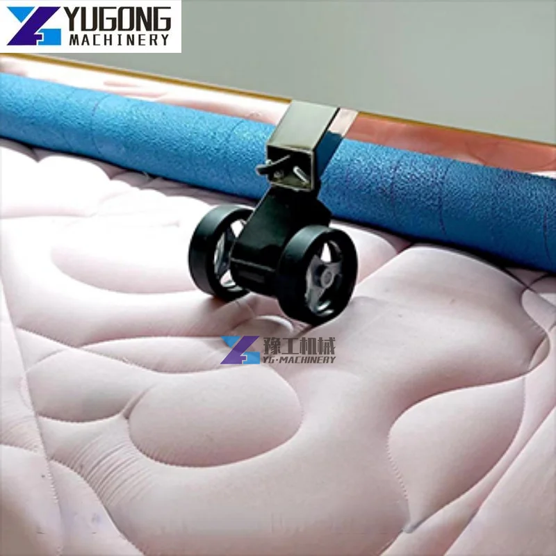 Automatic Computerized Single Needle continuous mattress quilting cutting machine home textile blanket bed sofa making machinery