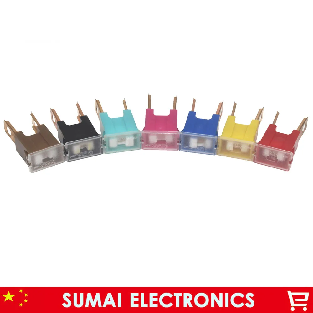 Sample,only 2PCS, 4S stores 20/30/40/50/60/70/80/90/100/120A Auto fuse,32V car fuses /automobile fuses