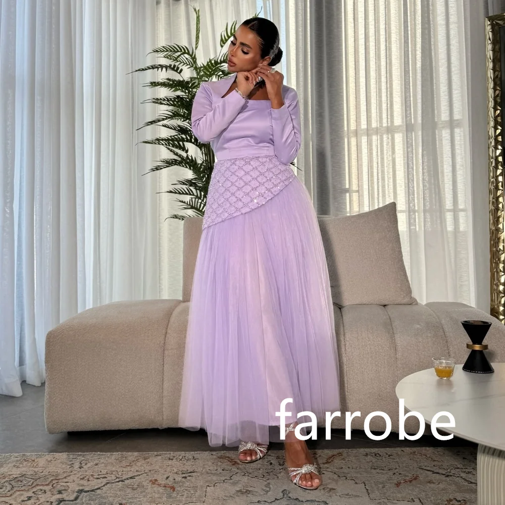 Robes mi-longues à encolure carrée en tulle plissé A-ligne, robes sur mesure, style moderne exquis, classique, pastol, unisexe, occasion formelle