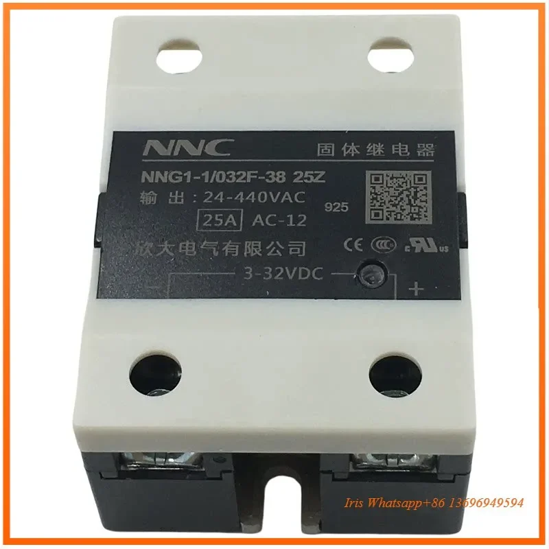 NNC Xinda DC Control AC Solid State Relay NNG1-1/032F-38 10A-120A (SSR-DA)