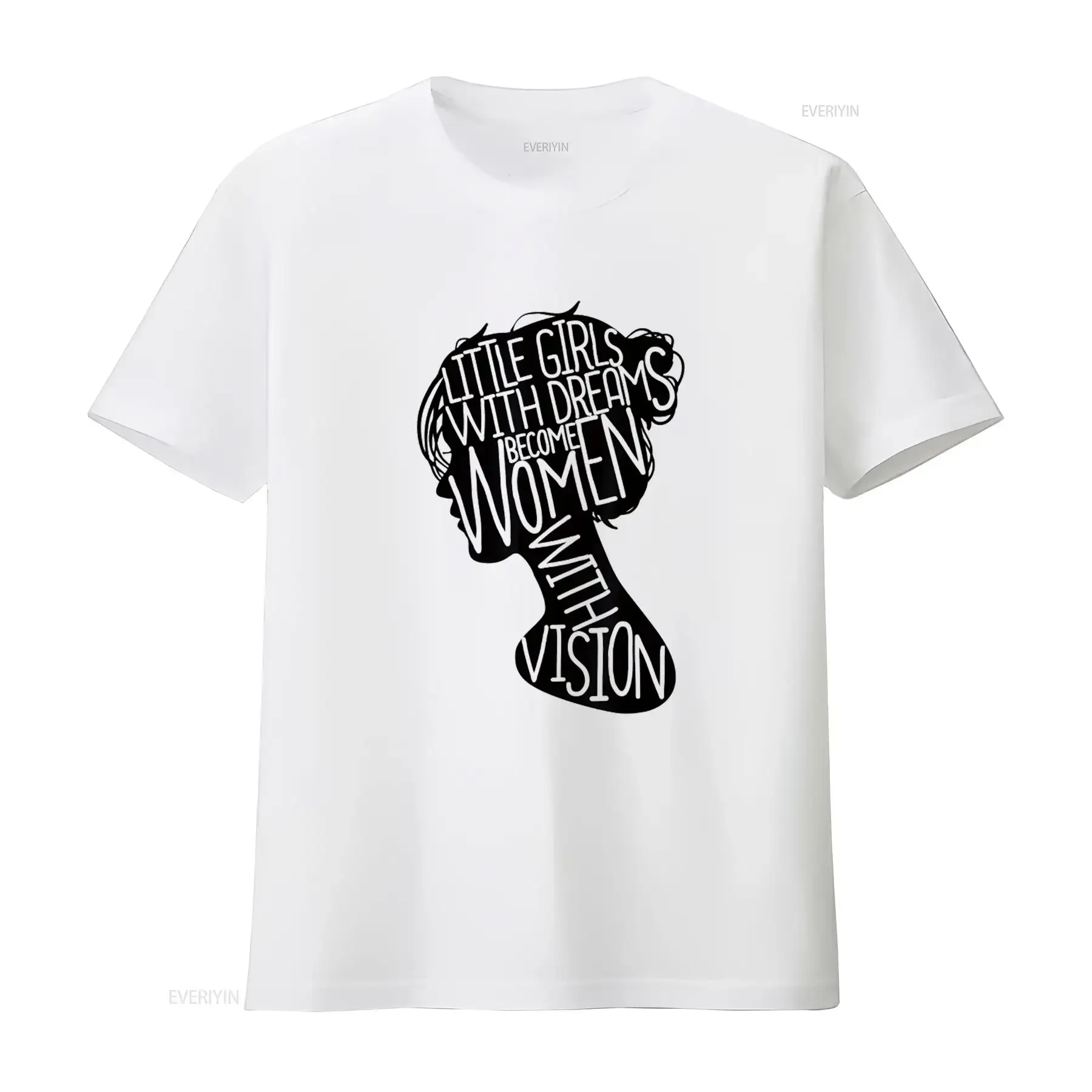 Strive for FeminisT T Shirt Womens Rights Social Justice March Girls White vintage Washed Top For Everyday Wear Stylish
