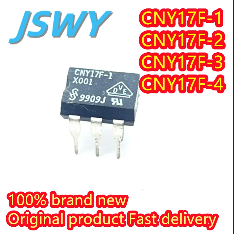 

10 pieces/batch CNY17 original authentic CNY17F-1 CNY17F-2 CNY17F-3 CNY17F-4 black optocoupler IC direct plug DIP6 spot delivery