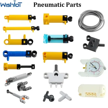 Moc mangueira técnica bomba de ar tanque push rod putter interruptor pistão compatível com legoeds peças pneumáticas 9641 42043 47225 61904
