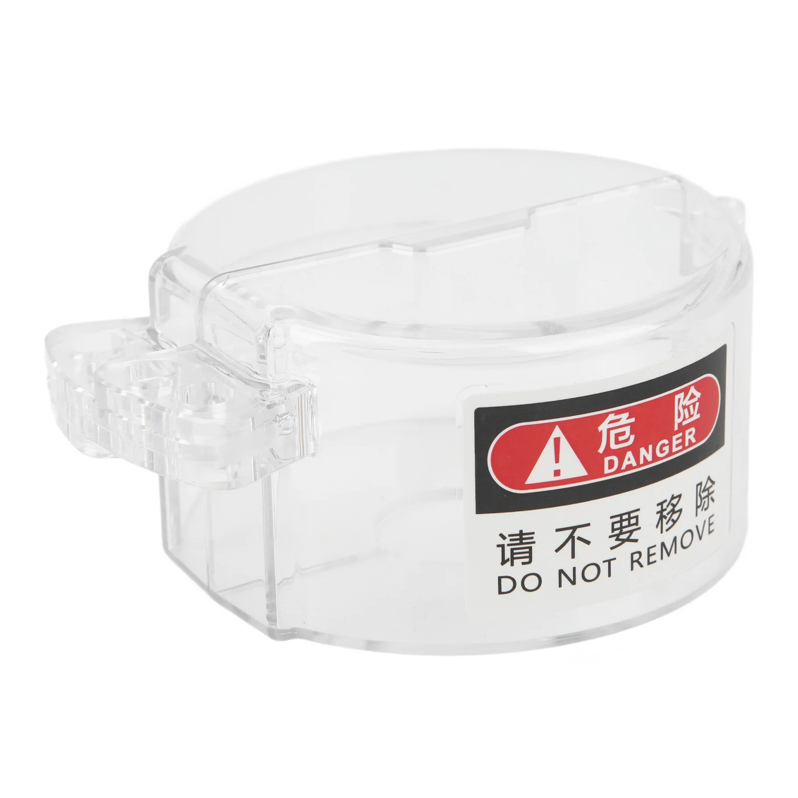 Gate Valve Lockout Transparent 4 Hole Protective Valve Handle Lockout Cover for Electrical Isolation