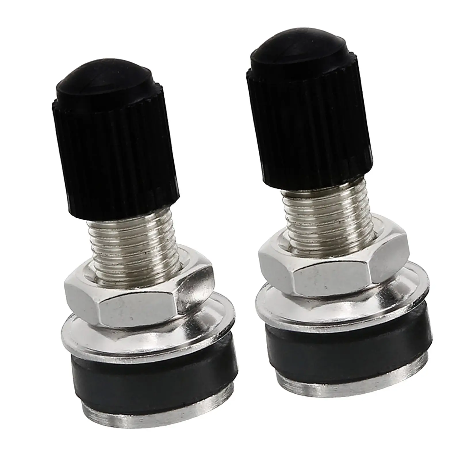 Tubeless Tire Valve Adapter 33 mm 2 Pieces Valve Stems for Cycling