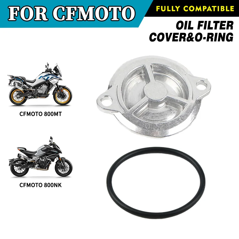 

For CFMOTO 800MT Oil Filter Cover 800MT 800NK CF800NK CF800MT CF800-5 Cleaner Cover Cap Oil Seal Motorcycle Original Parts