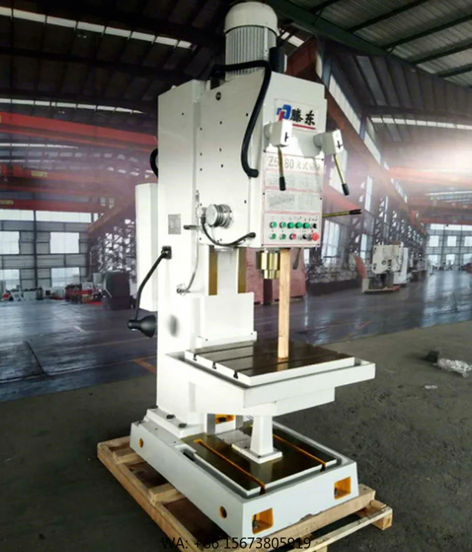 New Tengdong Square Column Drilling Machine Z5140B Vertical PLC Control 40mm Max Drilling Diameter MT4 Spindle Taper 36-1800 RPM