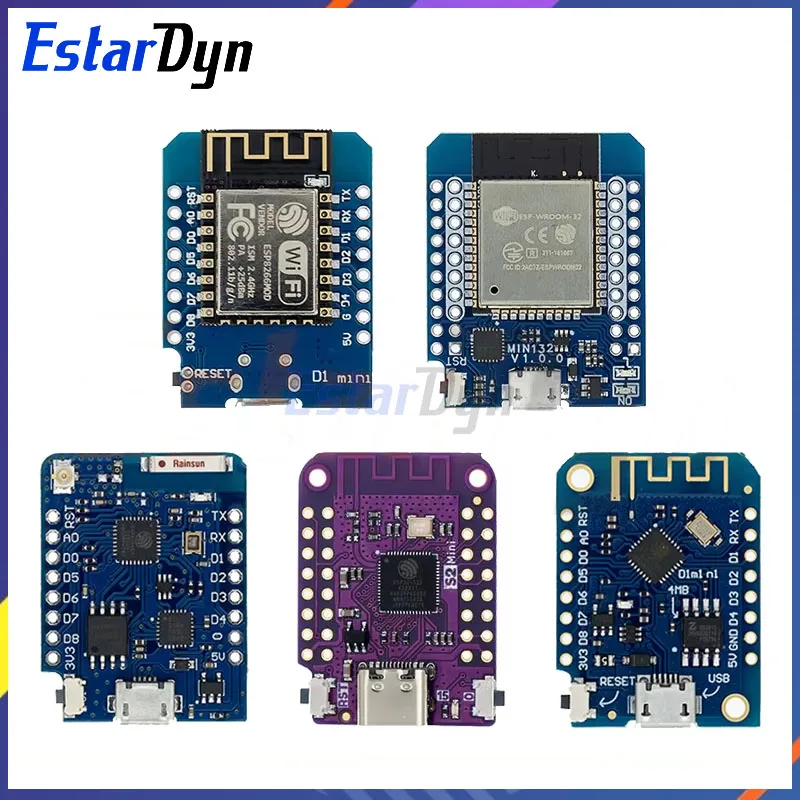 WeMos D1 Mini Pro V3.0 NodeMcu 4MB/16MB bytes Lua WIFI Internet of Things Development board based ESP8266 CH340G Nodemcu V2