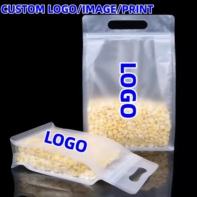 

100PCS 3D Frosted Matte Reclosable Ziplock Pouches Coffee Beans Snack Spice Wedding Gift Storage