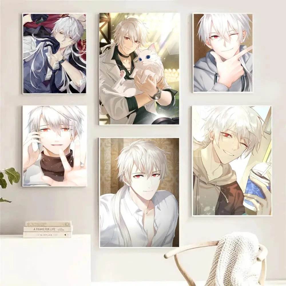 M-Mystic Messenger zen اللوحة الخط HD حائط لوح رسم ديكور فني للمنزل مكتب غرفة المعيشة غرفة نوم هدية