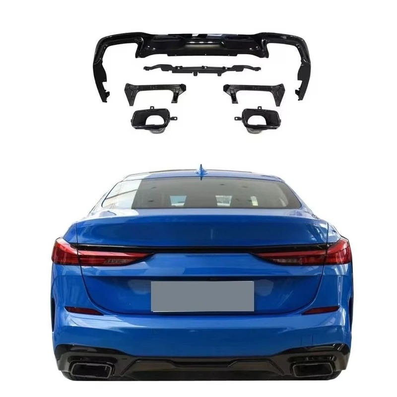 High Quality Car Body Kit for 2-series F44 Upgrade M235 Diffuser with Pipe 2019-2025