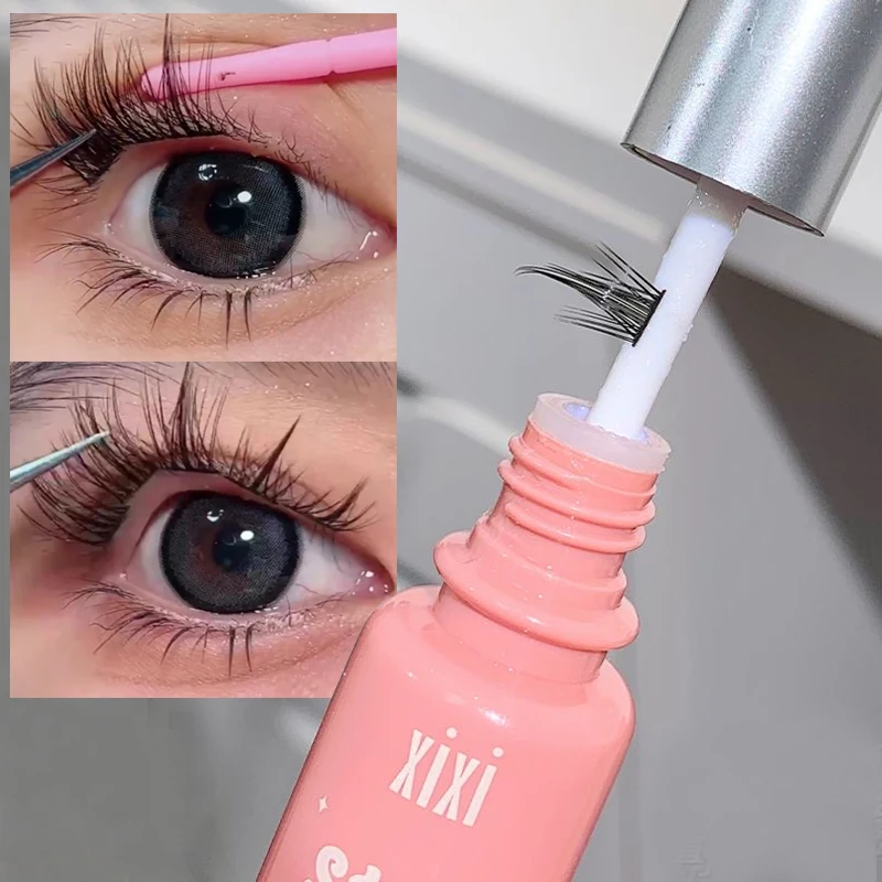 False Eyelash Glue Waterproof White Transparent Quick Dry Eyelashes Extension Lasting Strong Individual Lashes Glue Makeup Tools