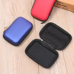 Portable Earphone Bag Storage Box Coin Purse USB Cable Organizer Case Earbuds Memory Card Carrying Pouch Headphone Accessories