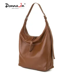 Borsa a tracolla Donna-in in pelle di mucca naturale Donna uomo borsa a tracolla a grana piena genuina nera minimalista di grande capacità