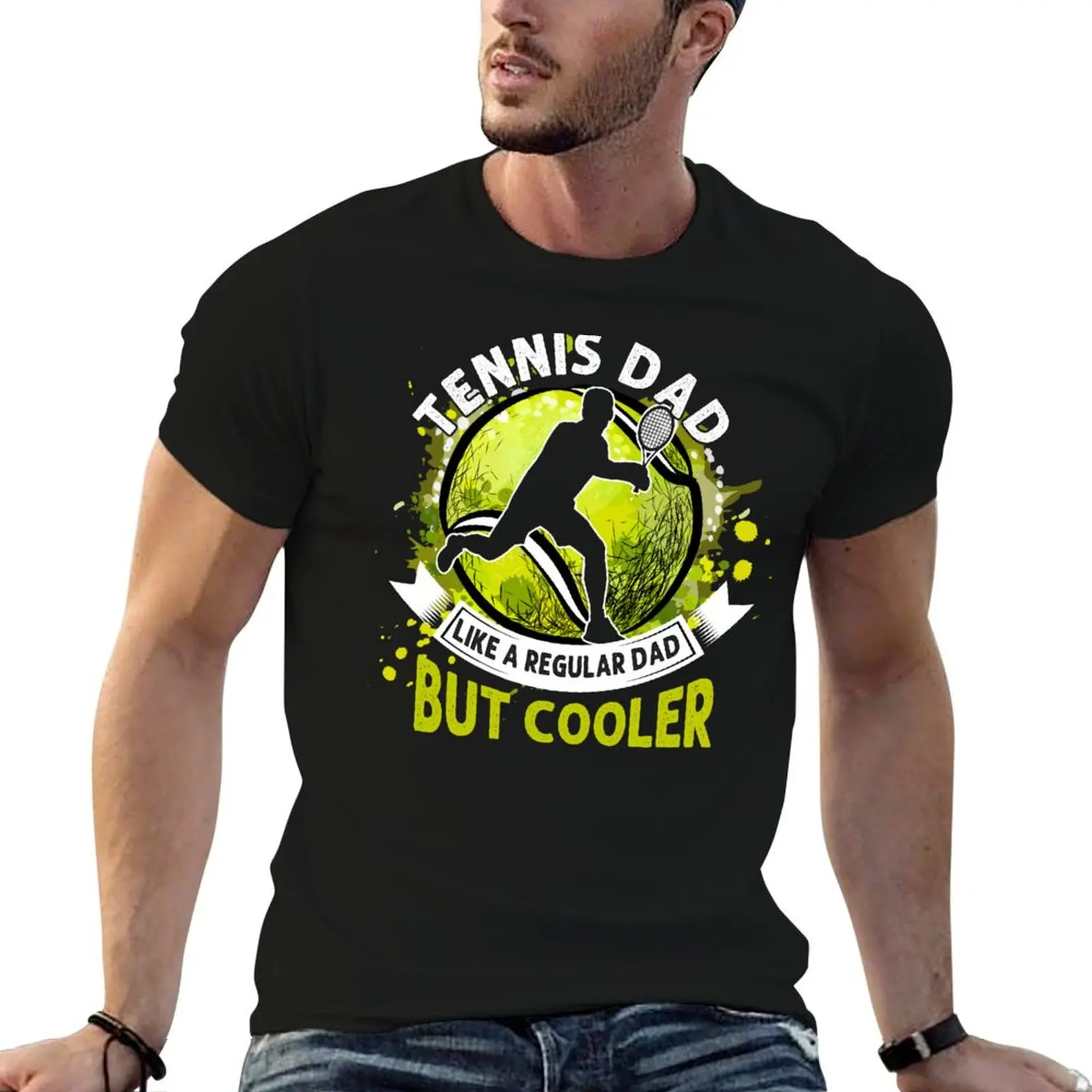 

Tennis Dad Like a regular Dad but cooler player funny T-Shirt boys animal print anime tshirt shirts men graphic