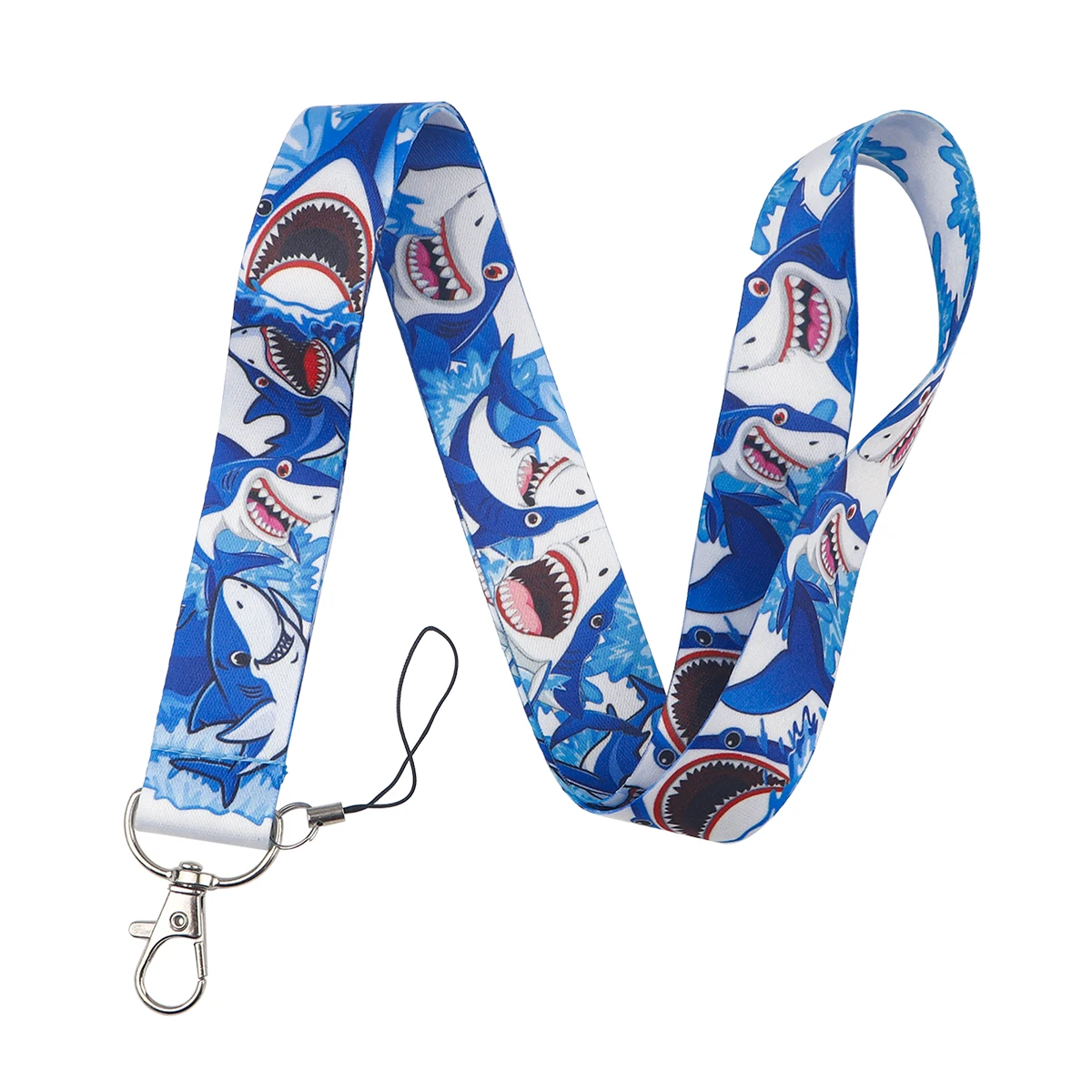 Cool Shark Lanyard Card Holder Neck Strap for ID Card Cell Phone Straps Badge Holder DIY Hanging Rope Phone Accessories image 5