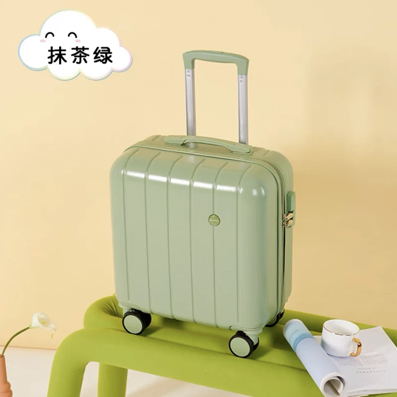 Hot!New 18 20 inch Men/Women Fashion Rolling Luggage trolley case borading box Girl/Boy Soild Trolley suitcase Travel bag