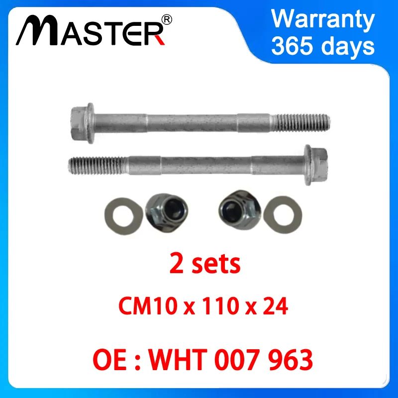 2x Control Arm Pinch Bolts – WHT007963 For Audi A4 B8, A5, A6 C6/C7, A7, A8, Q5, R8