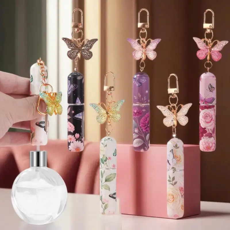5ml mini garrafa de perfume à prova de vazamento vazio spray garrafa rotativa recarregável spray atomizador garrafa portátil recipientes cosméticos