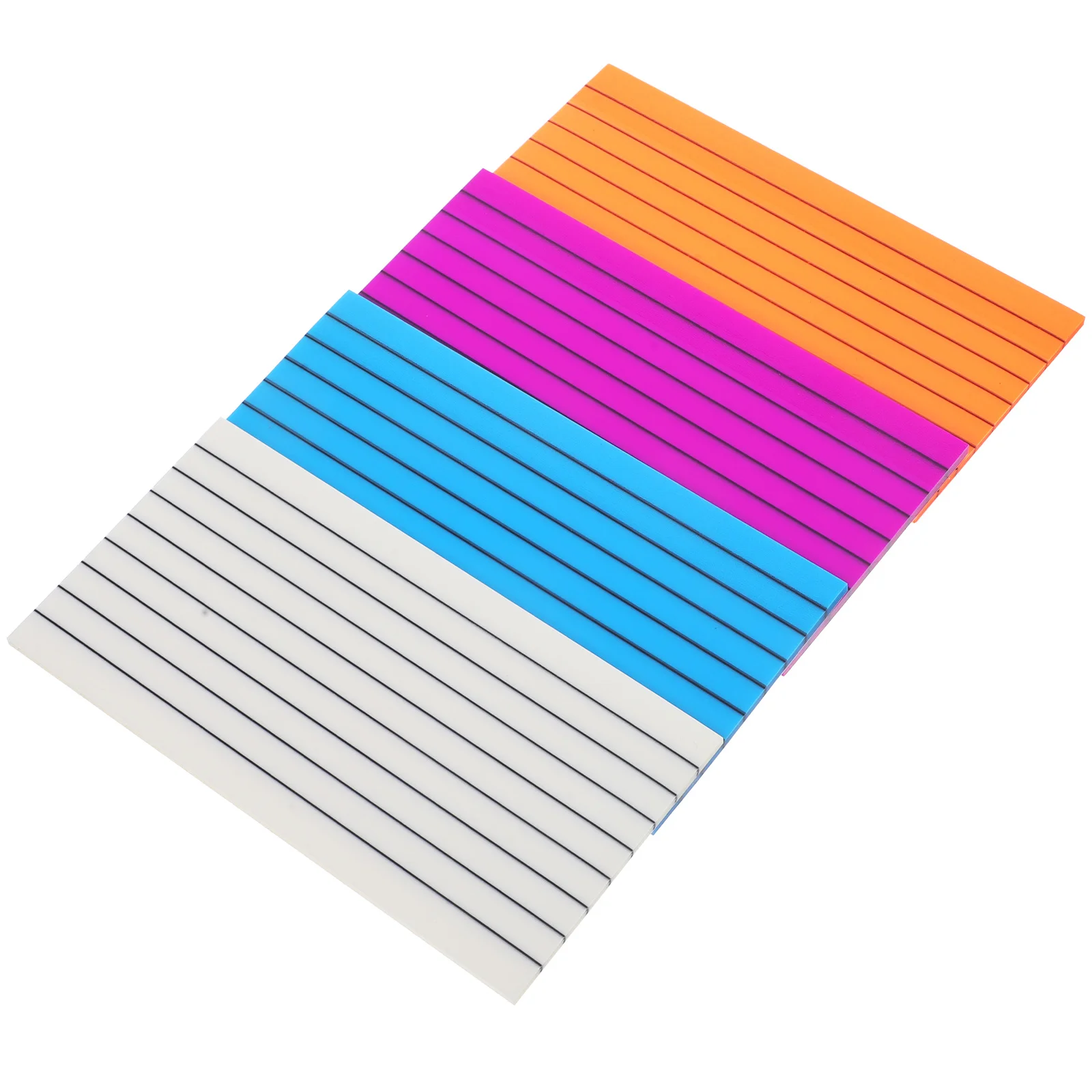 4Pcs Colored Portable Memo Pads Reusable Small Pocket Notepad Smooth Writing for Office School Planning