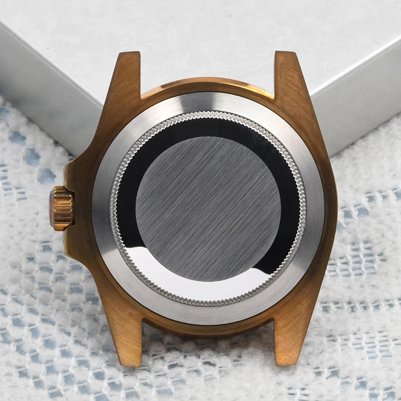 HEIMDALLR Watch case CUSN8 Bronze case For NH35A/NH36A Automatic Movement Water 200Resist Watch Retro Ghost Case