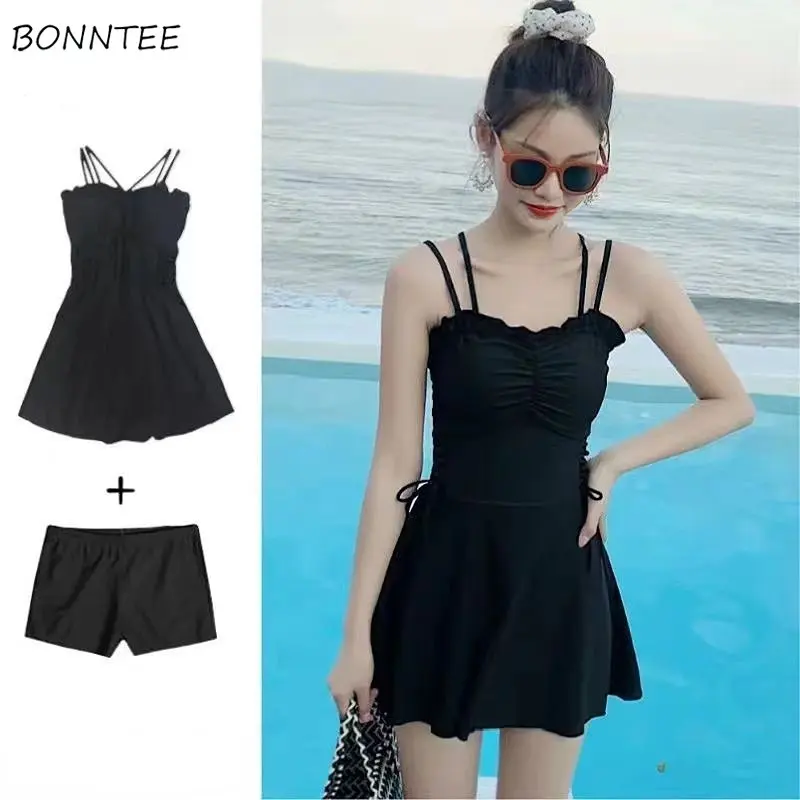 Cover-ups Women Summer Sexy Hot Girls Fashion Bandage New Design Sleeveless Leisure Beach Style Simple Basic Swimwear Vacation