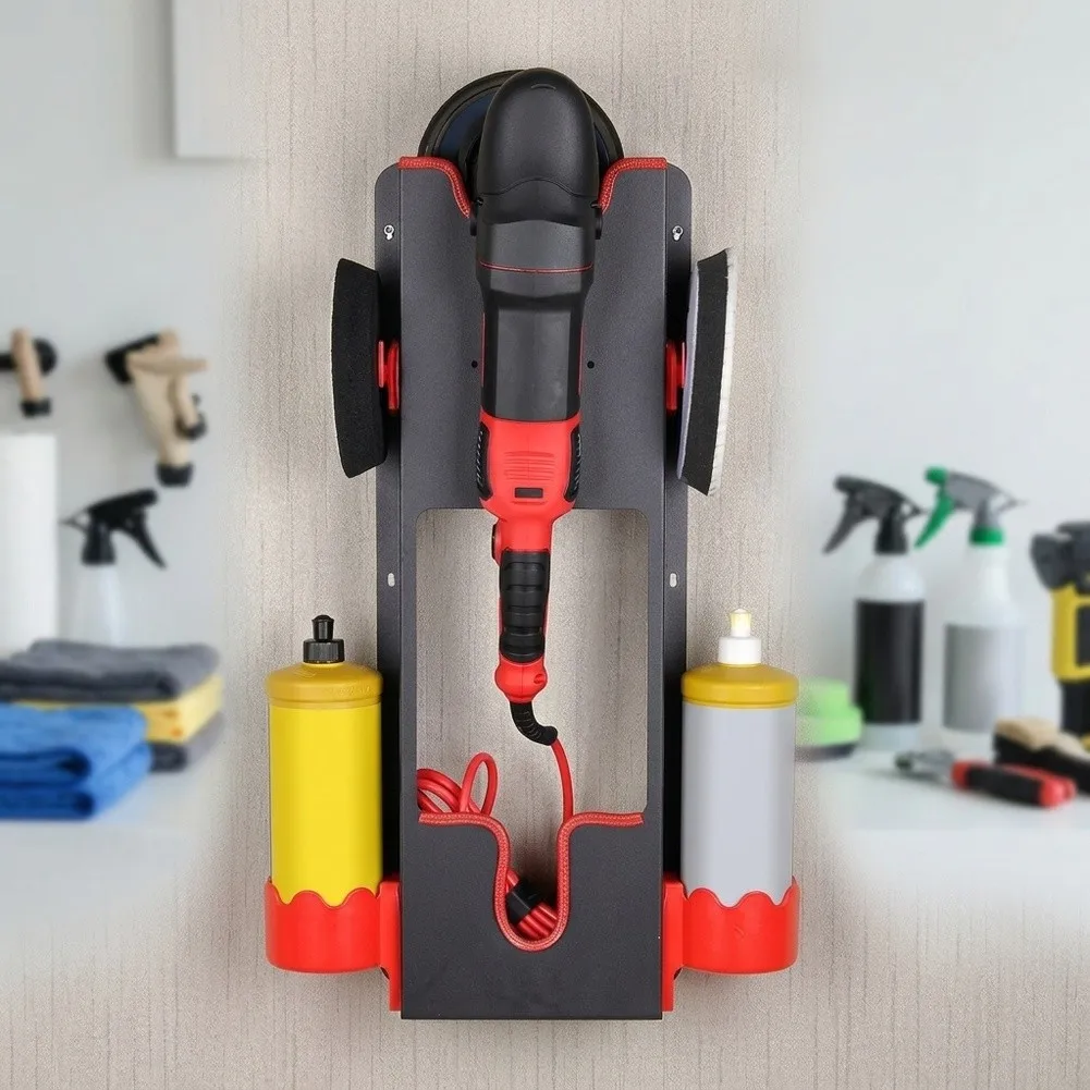 For Garage Wall Mounting Polisher Wall Holder Grinder Wall Bracket Detailing Station Organizer Space Saving Design