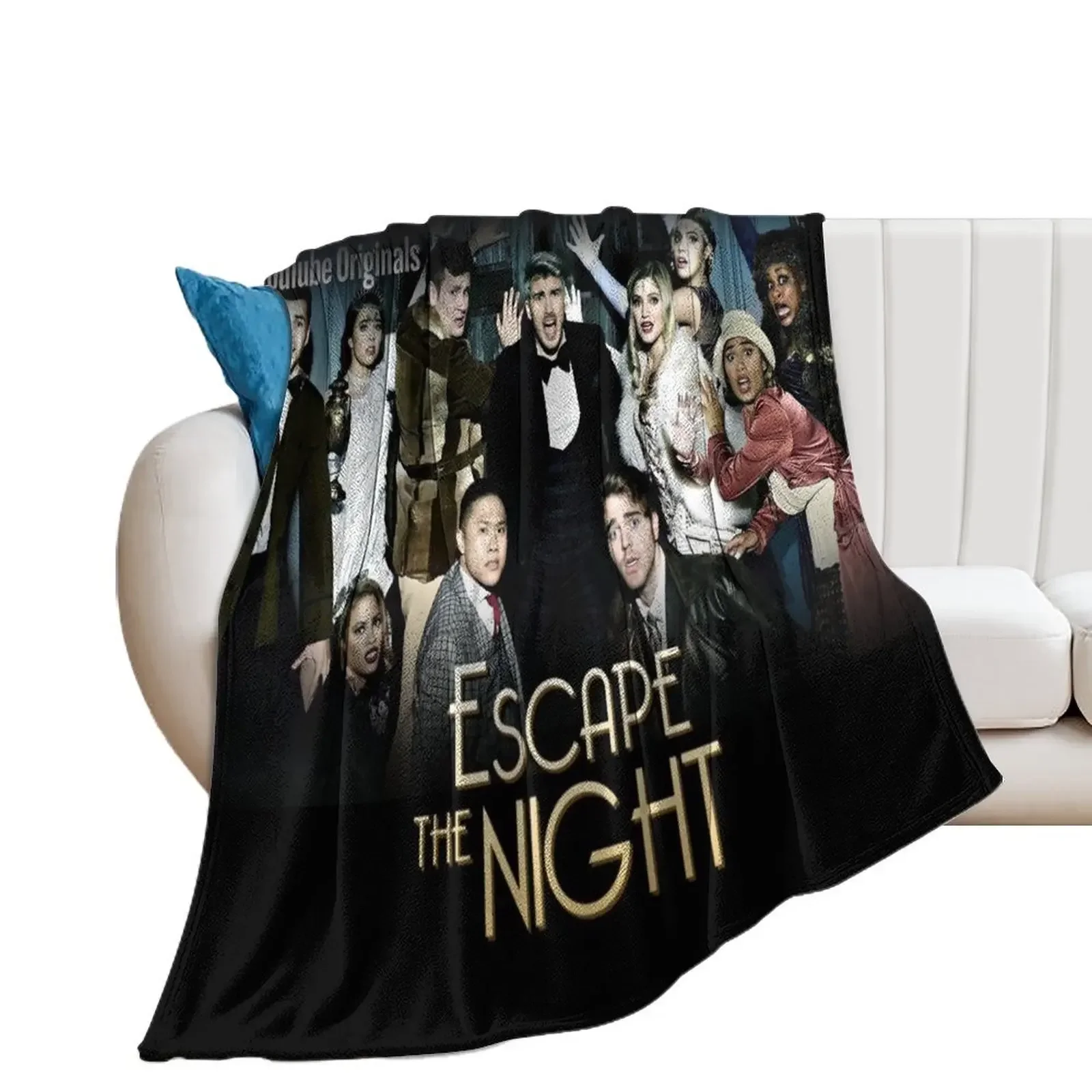 

Escape The Night Season 1 Throw Blanket Soft Plaid halloween Large Blankets